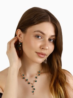 Набор 2 предмета: серьги, колье QF