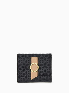 Кошелек женский на кнопке, цвет черный No Brand