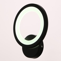 Бра 59127/1bk led 12вт 4000к черный 19х5х23 см Bayer Lux