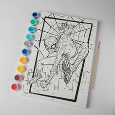 Картина по номерам для детей Marvel