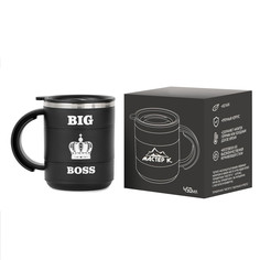Термокружка big boss, 450 мл, сохраняет тепло 2 ч, 12.5×10.5 см Мастер К.
