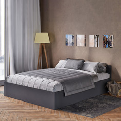 Кровать мадера 1600х2000, графит No Brand