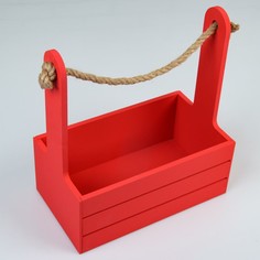 Кашпо деревянное 25.5×15×30 см Дарим красиво