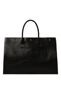 Кожаная сумка-шопер Rive Gauche large Saint Laurent