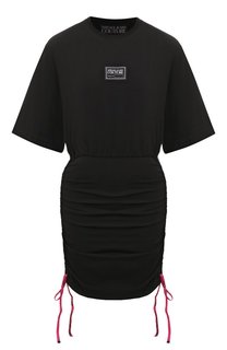 Хлопковое платье Versace Jeans Couture