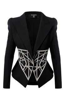 Шерстяной жакет Balmain