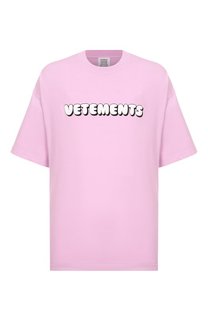 Хлопковая футболка VETEMENTS