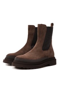 Замшевые челси Brunello Cucinelli