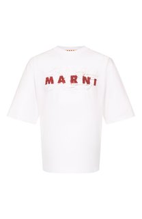 Хлопковая футболка Marni