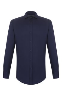 Хлопковая сорочка Brunello Cucinelli