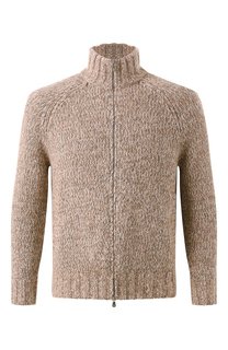 Кардиган из шерсти и хлопка Brunello Cucinelli