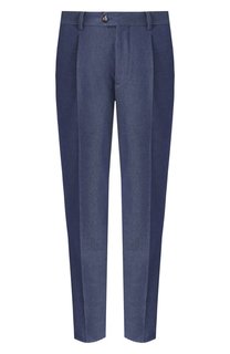 Брюки из хлопка и кашемира Brunello Cucinelli
