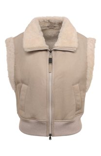 Жилет из овчины Brunello Cucinelli