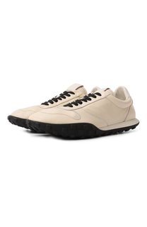 Кожаные кроссовки Moon Jil Sander