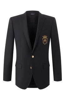 Пиджак из шерсти и шелка Dolce & Gabbana