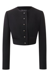 Жакет из шерсти и шелка Dolce & Gabbana