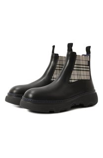 Кожаные челси Creeper Burberry