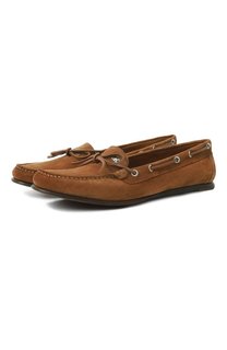 Замшевые топсайдеры Casadei