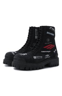 Текстильные ботинки Combat Strike Balenciaga