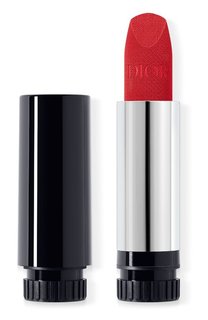 Сменный блок помады для губ с вельветовым финишем Rouge Dior, оттенок 764 Цыганский Красный (3,5g) Dior