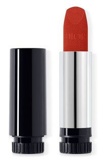 Сменный блок помады для губ с вельветовым финишем Rouge Dior, оттенок 777 Фаренгейт (3,5g) Dior