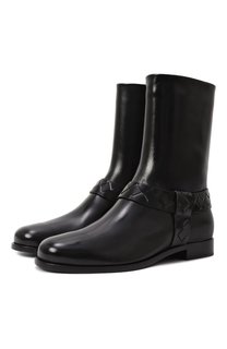 Кожаные сапоги Achille Bottega Veneta