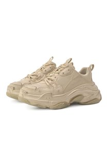 Текстильные кроссовки Triple S Balenciaga