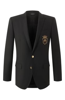Пиджак из шерсти и шелка Dolce & Gabbana