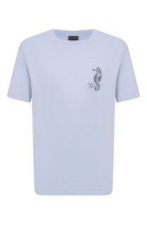 Хлопковая футболка Emporio Armani