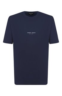 Хлопковая футболка Giorgio Armani