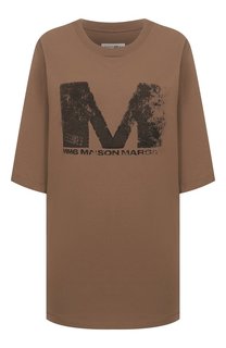 Хлопковая футболка MM6