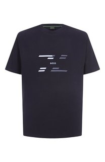 Хлопковая футболка BOSS Green