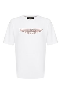 Хлопковая футболка BOSS x Aston Martin BOSS Camel