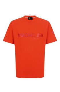 Хлопковая футболка Moncler Grenoble