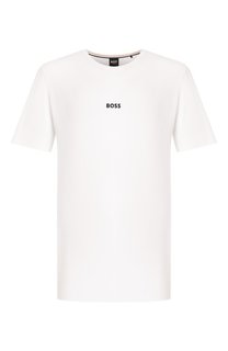 Хлопковая футболка BOSS