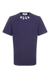 Хлопковая футболка MSGM