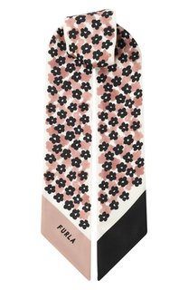 Шелковый шарф-твилли Furla