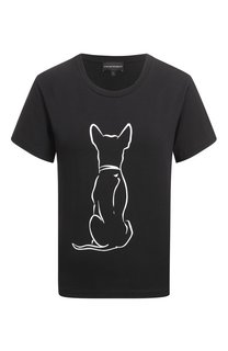 Хлопковая футболка Emporio Armani