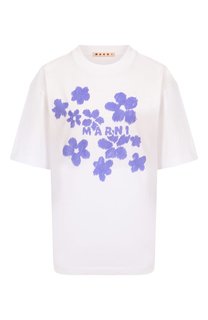 Хлопковая футболка Marni