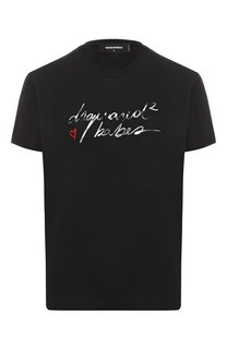 Хлопковая футболка Dsquared2