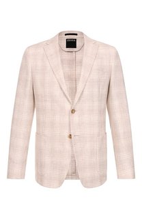 Пиджак изо льна и хлопка Zegna