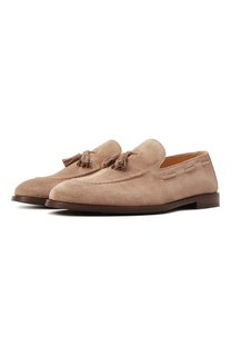 Замшевые лоферы Brunello Cucinelli