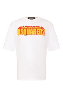 Хлопковая футболка Dsquared2
