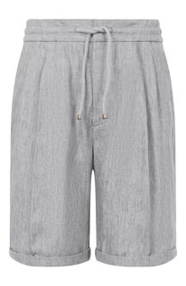 Льняные шорты Brunello Cucinelli