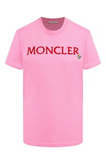 Хлопковая футболка Moncler