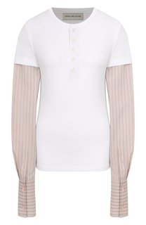 Хлопковый лонгслив Dries Van Noten