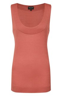 Топ из вискозы Giorgio Armani