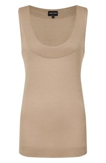 Топ из вискозы Giorgio Armani