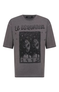 Хлопковая футболка Dsquared2