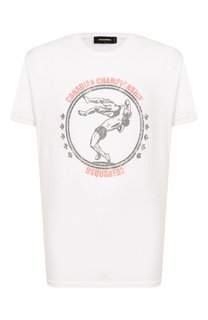 Хлопковая футболка Dsquared2